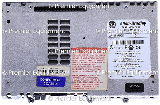 * ALLEN BRADLEY 2711P-RP2K SER G 128MB LOGIC MODULE PANELVIEW PLUS 6