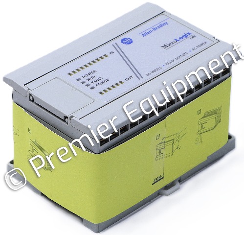 * SURPLUS ALLEN BRADLEY 1761-L16BWA SER C FRN 3.0 MICROLOGIX 1000 CONTROLLER