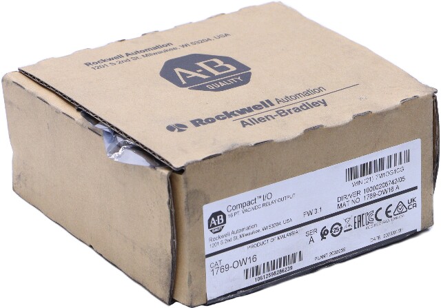 * ALLEN BRADLEY 1769-OW16 SER A COMPACT I/O DIGITAL PLC OUTPUT MODULE *READ*