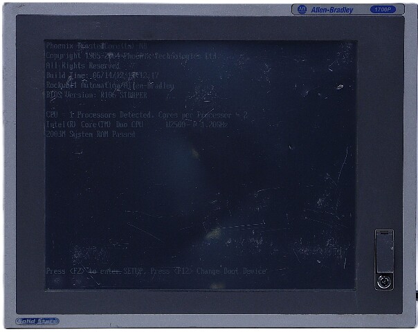 * ALLEN BRADLEY 6181F-17TPW7 SER E 1700P INDUSTRIAL COMPUTER *READ*
