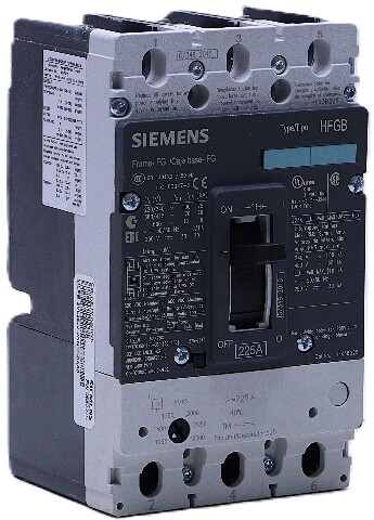 * SIEMENS TYPE HFGB HFK3B225 225A 3 POLE CIRCUIT BREAKER *TESTED*