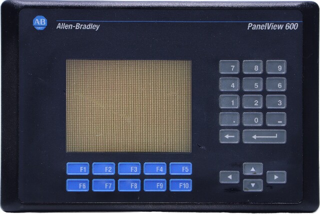 * ALLEN BRADLEY PANELVIEW 600 2711-B6C2 SER B OPERATOR INTERFACE PANEL HMI *READ*
