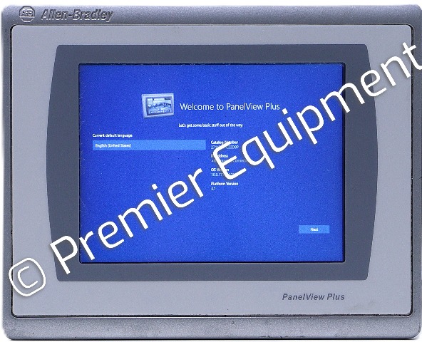 * ALLEN BRADLEY 2711P-T7C22D9P SER B PERFORMANCE PANELVIEW PLUS 7 OPERATOR INTERFACE 
