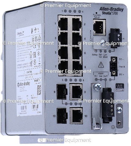 * ALLEN BRADLEY 1783-BMS10CL STRATIX 5700 ETHERNET MANAGED SWITCH