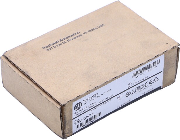 * ALLEN BRADLEY 1762-OW16 SER B MICROLOGIX 16 POINT RELAY OUTPUT MODULE *READ*