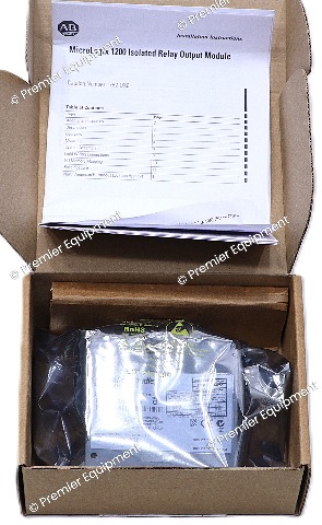 * ALLEN BRADLEY 1762-OX6I SER A REV C MICROLOGIX 1200 ISOLATED RELAY OUTPUT
