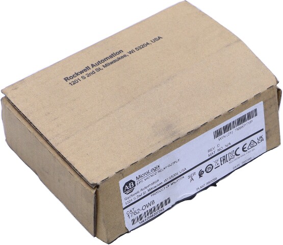 * ALLEN BRADLEY 1762-OW8 SER A MICROLOGIX 8 POINT AC/DC RELAY OUTPUT MODULE