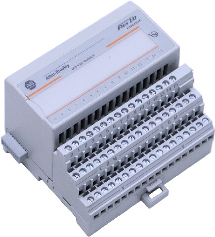 * ALLEN BRADLEY 1794-OA16 SERIES A & 1794-TB3 SERIES A FLEX I/O OUTPUT MODULE WITH BASE