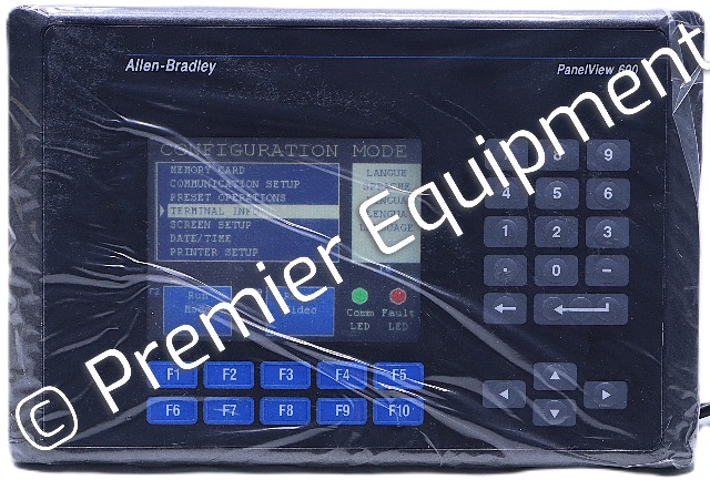* ALLEN BRADLEY 2711-B6C20 SER B REV J FRN 4.21 PANELVIEW 600 OPERATOR PANEL 