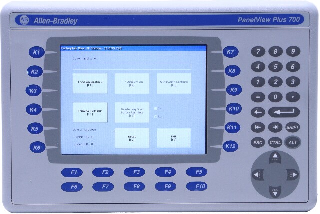 * ALLEN BRADLEY 2711P-RDB7C SERIES E PANELVIEW PLUS 700 COLOR KEY/TOUCH DISPLAY MODULE