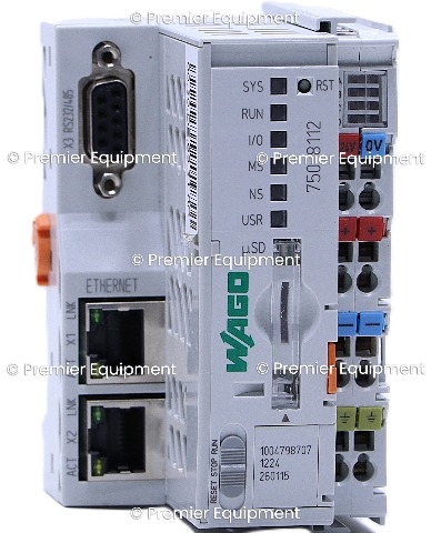 * WAGO 750-8112 PFC100 CONTROLLER G2 2ETH RS 