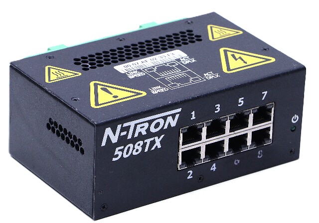 N-TRON 508TX-A INDUSTRIAL ETHERNET SWITCH