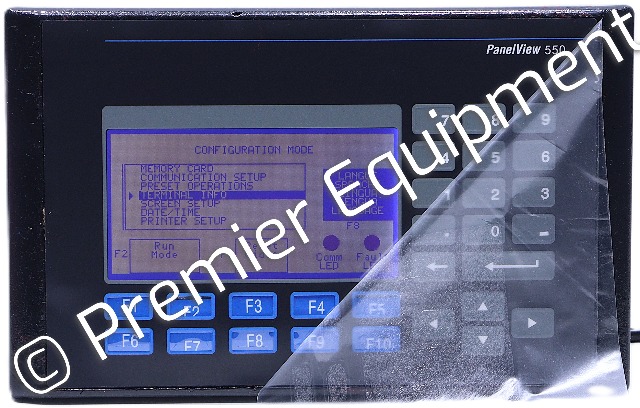 * ALLEN BRADLEY 2711-B5A20 SER H FRN 4.46 PANELVIEW 550 OPERATOR INTERFACE