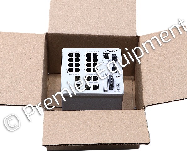 * SURPLUS ALLEN BRADLEY 1783-BMS20CGP SER A STRATIX 5700 ETHERNET MANAGED SWITCH