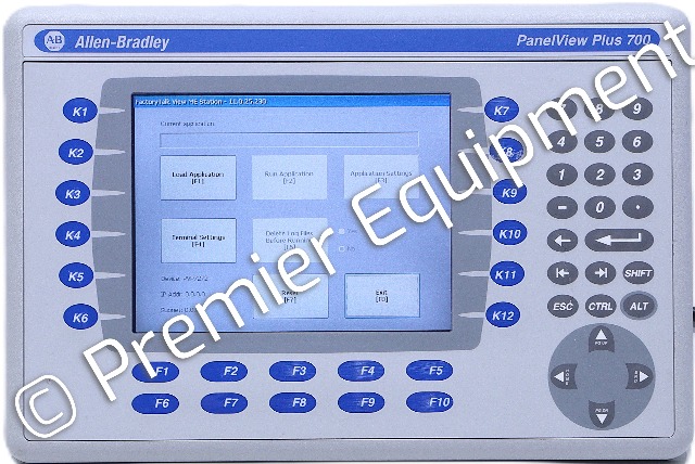 ALLEN BRADLEY 2711P-RDB7C SERIES D PANELVIEW PLUS 700 COLOR KEY/TOUCH DISPLAY MODULE