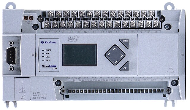 ALLEN BRADLEY 1766-L32BWA SER A MICROLOGIX CONTROLLER *READ*