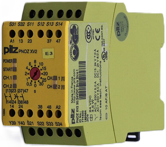 NEW PILZ PHOZ XV2 774500 30/24VDC 2n/o 2n/o t SAFETY RELAY