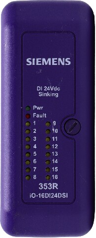 * SIEMENS iO-16DI24DSI 16 CHANNEL 24 VDC INDUSTRIAL OUTPUT MODULE
