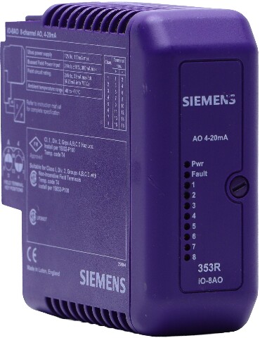 * SIEMENS iO-8AO 8 CHANNEL INDUSTRIAL ANALOG OUTPUT MODULE