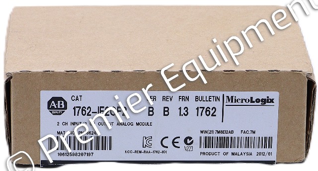 * SURPLUS ALLEN BRADLEY 1762-IF2OF2 SER B 2 CH INPUT/2 CH OUTPUT MODULE