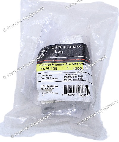 * NEW GE TCAL125 1200A CIRCUIT BREAKER LUG