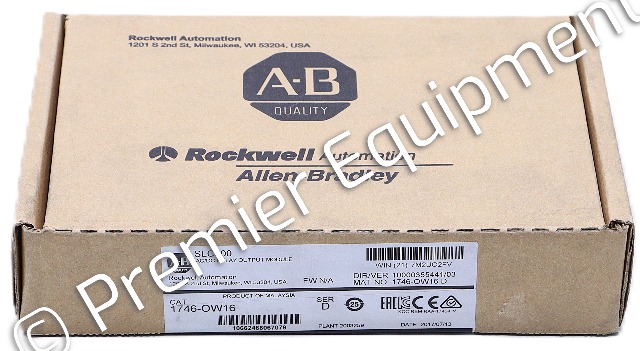 * SURPLUS ALLEN BRADLEY 1746-OW16 /D DIGITAL OUTPUT MODULE