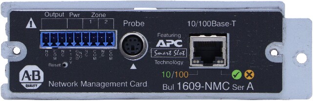 ALLEN BRADLEY 1609-NMC SERIES A NETWORK MANAGEMENT CARD
