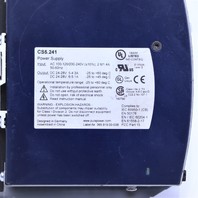 * PULS CS5 CS5.241 POWER SUPPLY 5 AMP 120W 100-120/200-240VAC 50/60HZ