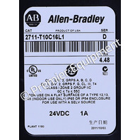* SURPLUS ALLEN BRADLEY 2711-T10C16L1 /D FW 4.48 PANLEVIEW 1000 TOUCH OPERATOR PANEL
