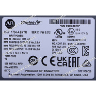 ALLEN BRADLEY 1734-AENTR /C I/O DUAL PORT NETWORK ADAPTOR