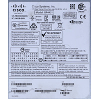 CISCO ISR4431/K9 INTEGRATED SERVICE ROUTER