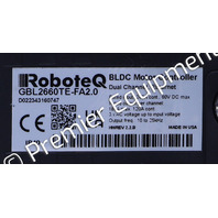 * NEW ROBOTEQ GBL2660TE-FA2.0 BLDC MOTOR CONTROLLER