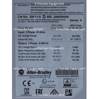 * ALLEN BRADLEY 20F11ND052JA0NNNNN /A POWERFLEX 753 AC DRIVE 40 HP