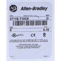 * ALLEN BRADLEY 2711E-T10C6 SER D REV E OPERATOR INTERFACE 1000e