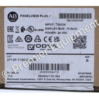 * SURPLUS ALLEN BRADLEY 2711P-T15C22D9P /B PERFORMANCE PANELVIEW PLUS 7 OPERATOR INTERFACE
