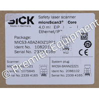 * SEALED SICK MICS3-ABAZ40IZ1P01 MICROSCAN3 PRO PROFINET SAFETY LASER SCANNER