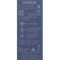 * SIEMENS 6GK5008-0BA10-1AB2 INDUSTRIAL ETHERNET SWITCH