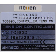 * NIRECO TC680D TENSION CONTROLLER