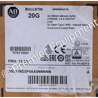 * SURPLUS ALLEN BRADLEY 20G11ND3P4AA0NNNNN SER A AC DRIVE