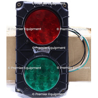 * TRI LITE SG SG10B-115RG-LED VISUAL SIGNALING STOP & GO SIGNAL LIGHT