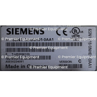 * SIEMENS 6SN1123-1AA00-0AA1 POWER MODULE w/ 6SN1118-0NH01-0AA1