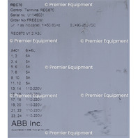 * ABB REC70 VOLTAGE CONTROL BAY UNIT TERMINAL REC670 *READ*