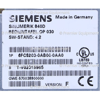 * SIEMENS SINUMERIK 6FC5203-0AB00-0AA0