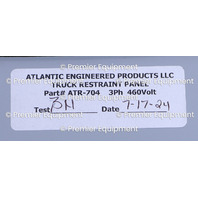 * NEW ATLANTIC ENGINEERED ATR-704 TRUCK RESTRAINT PANEL