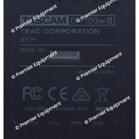 * TASCAM DR-100MKIII LINEAR PCM RECORDER