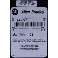 * ALLEN BRADLEY 2711E-T14C6X SER E PANELVIEW OPERATOR INTERFACE