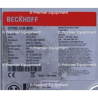 * BECKHOFF CP7702-1149-0020 15" TOUCH SCREEN PANEL 