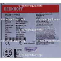 * BECKHOFF CP7702-1149-0020 15 TOUCH SCREEN PANEL 