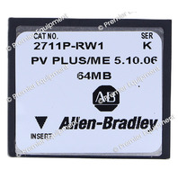 * ALLEN BRADLEY 2711P-RW1 SER K 64MB 5.10.06 COMPACT FLASH CARD PANELVIEW PLUS