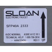 NEW SLOAN SFP40A 2333 ELECTRONIC FAUCET